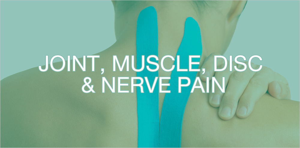 Joint Muscle disc and nerve pain